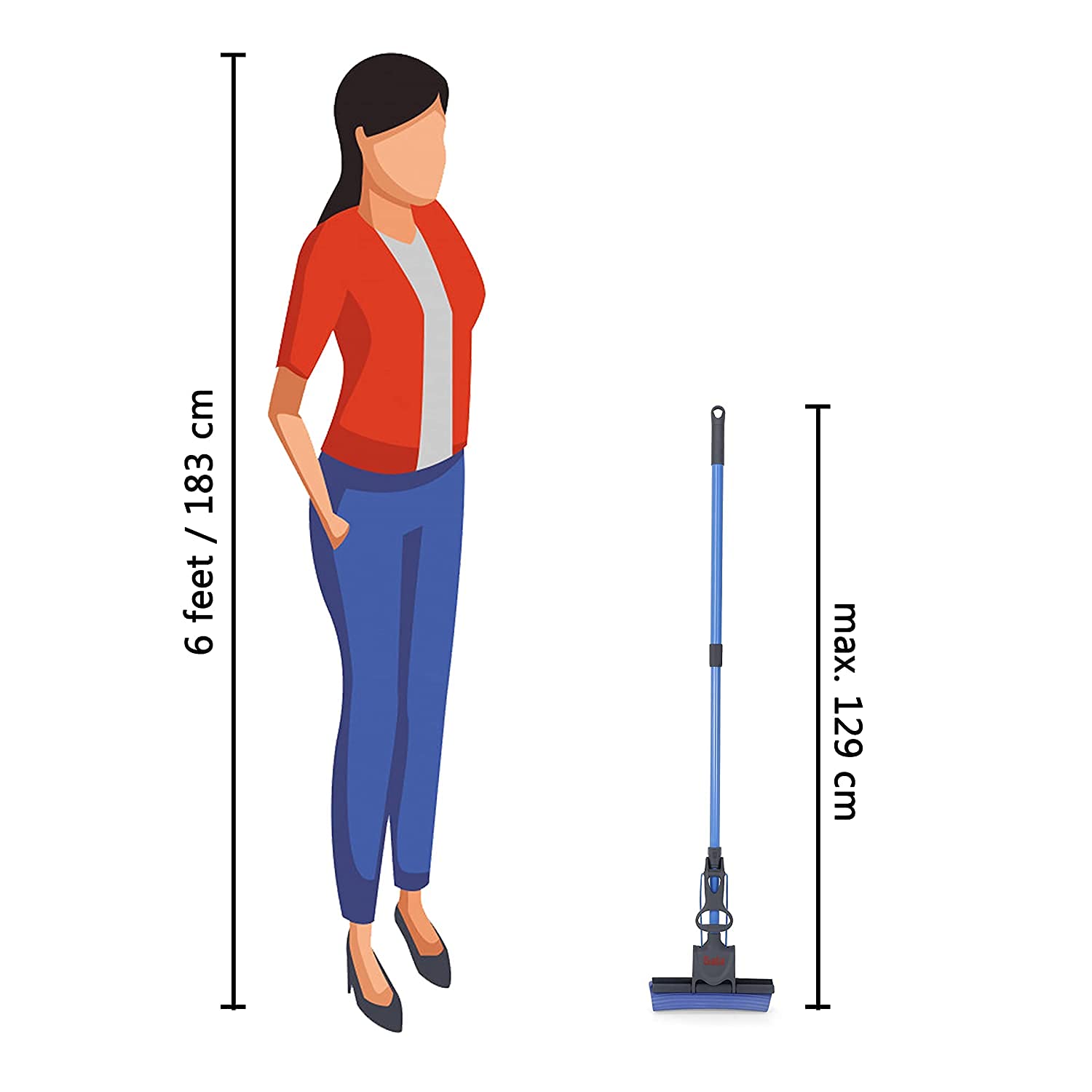 Gala 132790 PVA Floor Mop with refill combo set GenzVybs