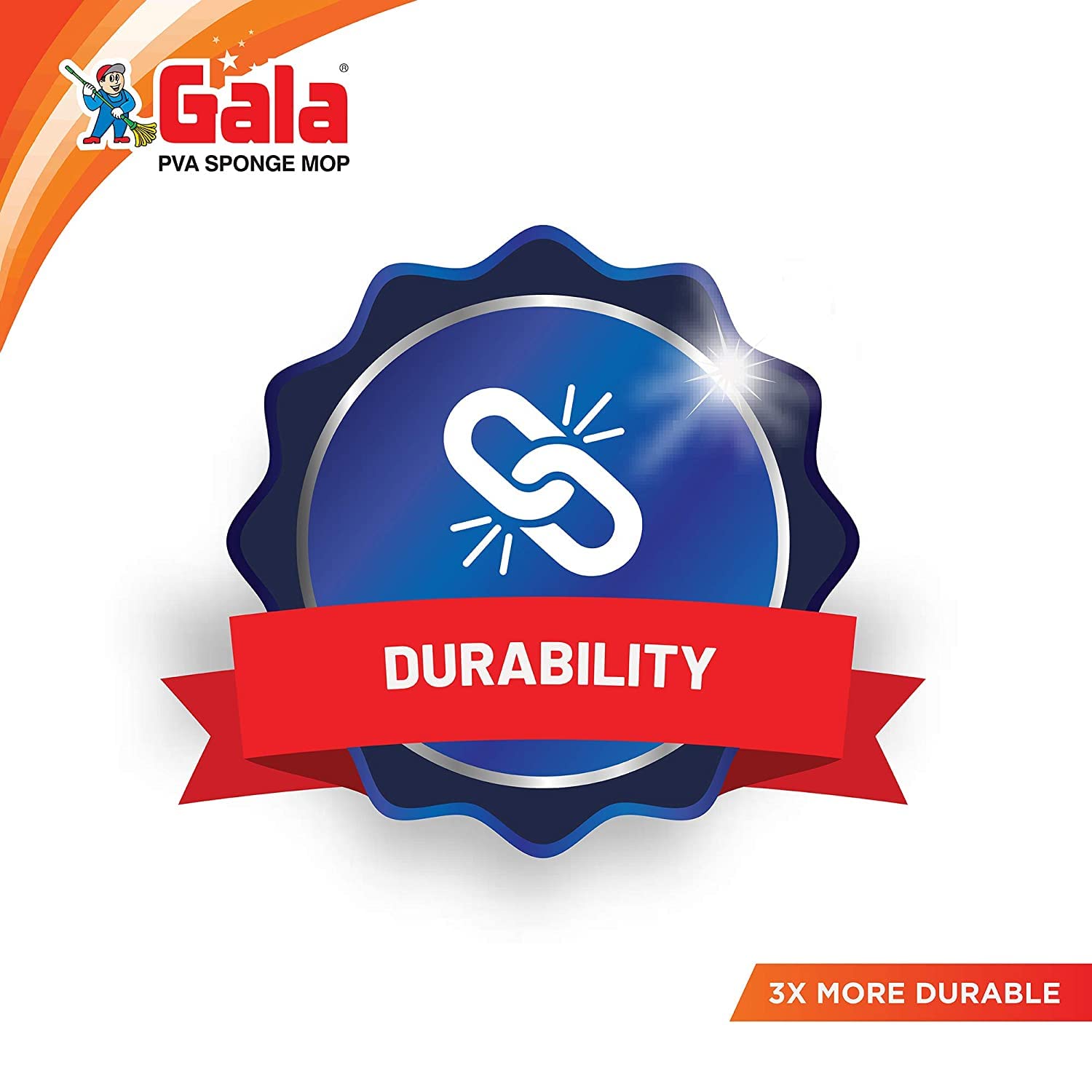 Gala 132790 PVA Floor Mop with refill combo set GenzVybs